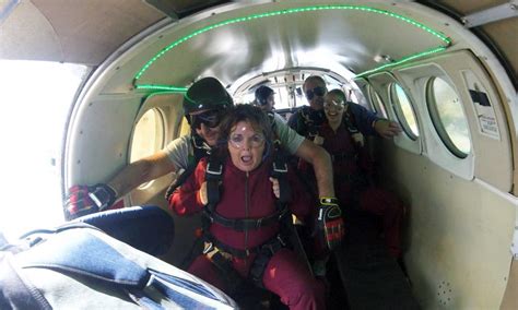 Inside Skydiving Plane