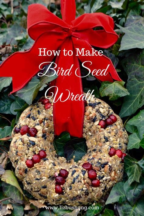 Bird Seed Wreath Recipe Archives - Liz Bushong