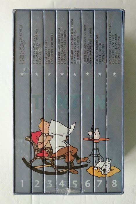 Tintin Coffret Intégrale en 8 volumes Les aventures de Catawiki