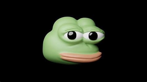 Pepe D Model Frog D Model Cgtrader