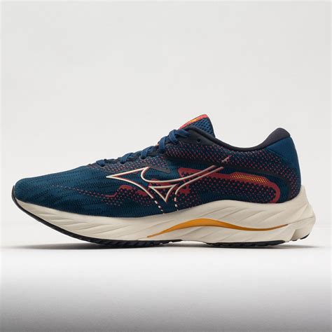 Mizuno Wave Rider Mesh Mens Blue Opal Papyrus Fatenmahran