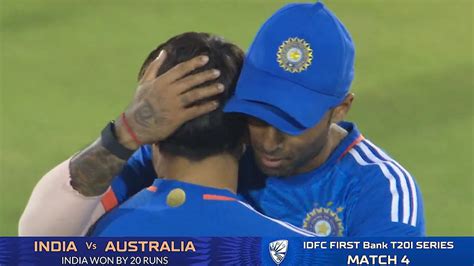 Suryakumar Yadav Heart Winning Gesture For Rinku Singh After India Win