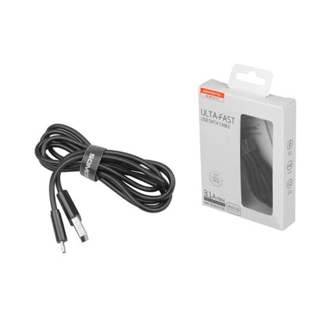 KABEL MICRO USB 3 1A SOMOSTEL QUICK CHARGER 1 2m POWERLINE