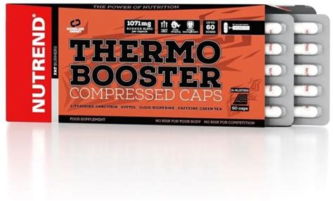 Nutrend Thermo Booster Compressed 60 Caps Supliment Pentru Arderea