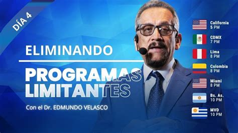 Eliminando Programas Limitantes Con El Dr Edmundo Velasco YouTube