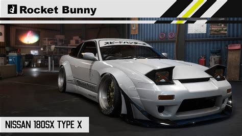 NFS PAYBACK ROCKET BUNNY MODIFICATION NISSAN 180SX TYPE X YouTube