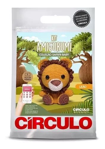 Lançamento Leve 5 Kits Amigurumis De Bichinhos Círculo Frete grátis