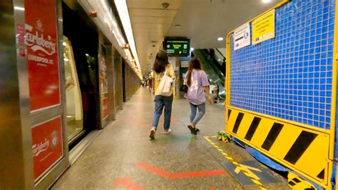 Singapore Mrt Ride From Raffles Place To Orchard Train Station Of