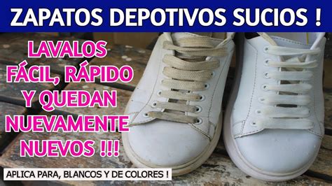 C Mo Lavar Tenis Blancos Y De Colores F Cil Y R Pido Dulce Y