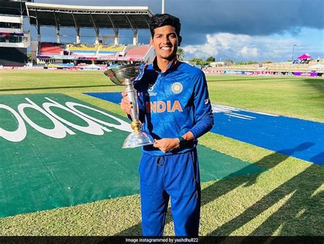 U19 World Cup Winning Captain Yash Dhull To Ndtv Everyone S Dream Is To Play For Team India