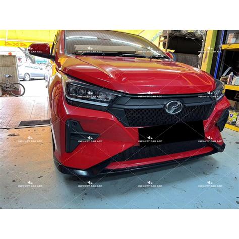 Perodua Axia Oem Gear Up Bodykit Skirt Without Spoiler