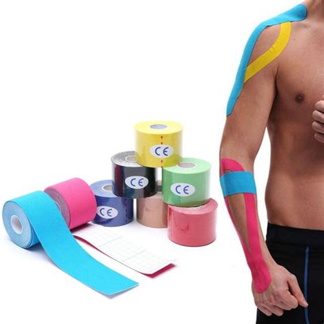 LWF HOT 5M Kinesiology Tape Muscle Bandage Sports Cotton Elastic