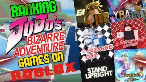 Ranking JoJo Games On Roblox Part 1 YouTube