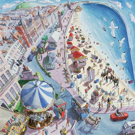 August In Weymouth Painting Art Signed Art Prints