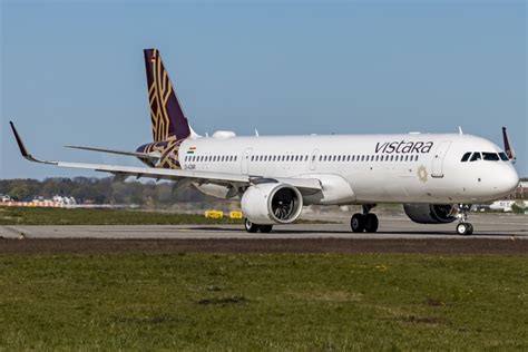 First Vistara Airbus A321neo Delivered Feature Flat Bed Business Class