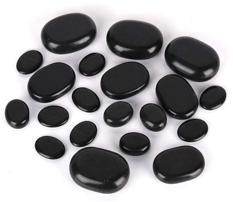 20 Stuks Basalt Hot Stone Massagestenen Set Voor Complete Voetmassages Hot Stone Set Bol