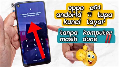 Cara Mengatasi Oppo A54 4g Android 11 Lupa Pola Cph2239 Lupa Kunci