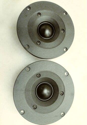 Pair Vifa D Tg Polymer Soft Dome Tweeters Ohm Nice Condition