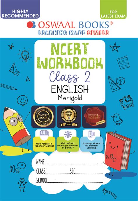 Oswaal NCERT Workbook English Marigold Class 2 For Latest Exam At