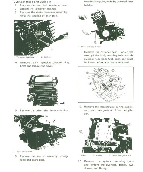 1983 1986 Yamaha Atv Yfm200 Moto 4 200 Service Manual Pdf Download Heydownloads Manual