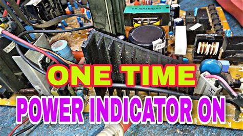 HOW TO REPAIR LG 21 Inch Ultra Slim CRT TV ONE TIME POWER INDICATOR ON