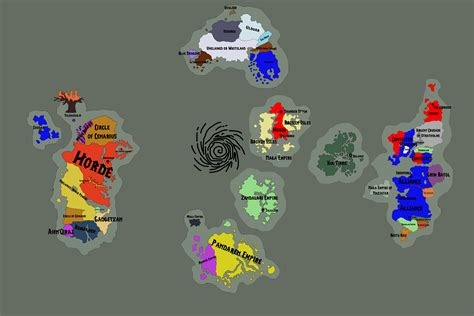 Political Map of Azeroth by TeutoburgischesReich on DeviantArt