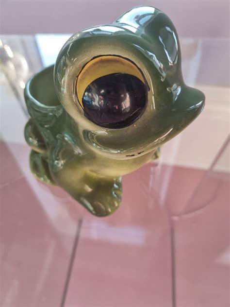 Vintage Norcrest Japanese Frog Planter Etsy