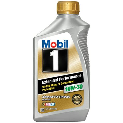 Mobil 1 Extended Performance Full Synthetic Motor Oil 10w 30 1 Quart