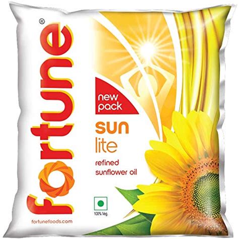 Fortune Sunlite Refined Sunflower Oil Ml Amazon In Grocery