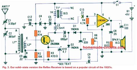 Tuned Radio Frequency TRF Receiver Circuits Homemade Circuit Projects