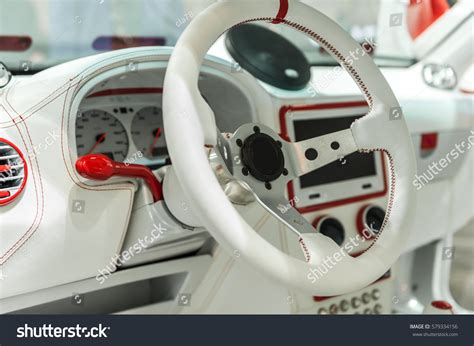 White Red Dashboard Modern Car Stock Photo 579334156 | Shutterstock