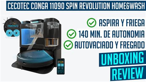 Cecotec Conga Spin Revolution Home Wash Unboxing Review Youtube