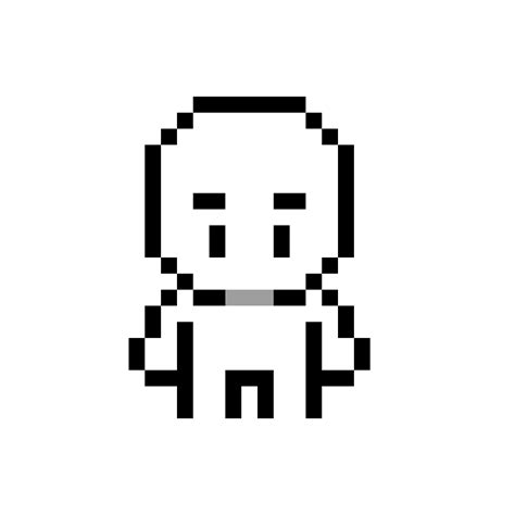 Free Pixel Art Character Outline 32x32 by DoubleY Games