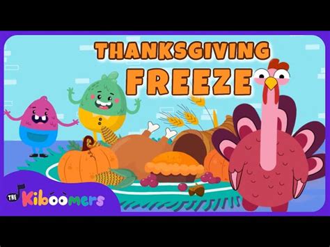 Thanksgiving Freeze Dance - The Kiboomers Preschool Movement Songs ...