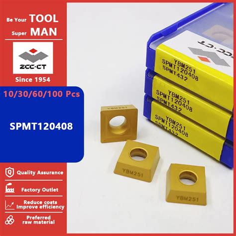 ZCCCT SPMT120408 SPMT120408 PM SPMT120408 KM SPMT120408 HT Milling