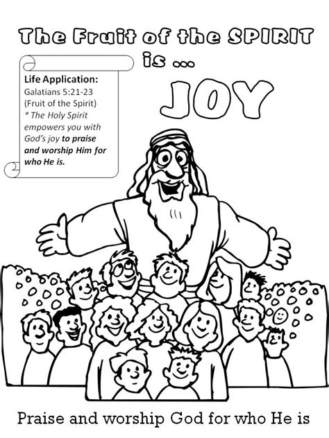 Fruits Of The Holy Spirit Coloring Pages - Coloring Home