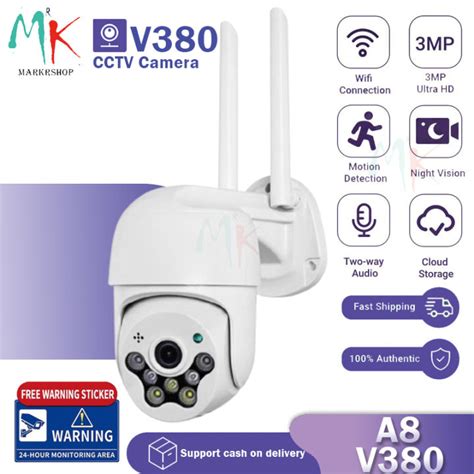 V Pro A Mp Cctv Camera Connected Cellphone Wireless Camera Outdoor