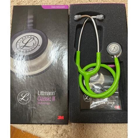 Littmann Stethoscope Classic Iii Lime Green 5875 Smoke Edition Nurse