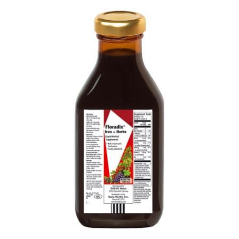 Floradix® Iron + Herbs Liquid Herbal Supplement, 8.5 fl oz - Fry’s Food Stores