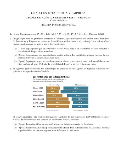 Parcial Modelo A Grado En Estad Istica Y Empresa Teor