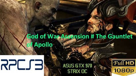 RPCS3 EMULATOR God Of War Ascension The Gauntlet Of Apollo YouTube