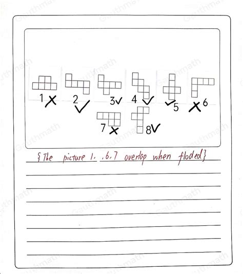 Solved Which Of These Nets Will Not Form Closed Cubes Algebra