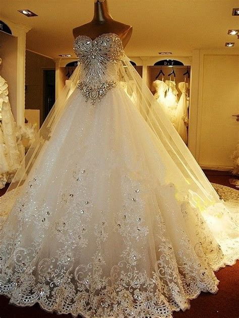 Diamond Wedding Most Expensive Wedding Gown Wedding