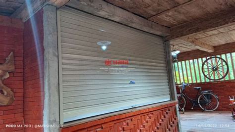 Pemasangan Rolling Door One Sheet Full Perforated Di Bandungan