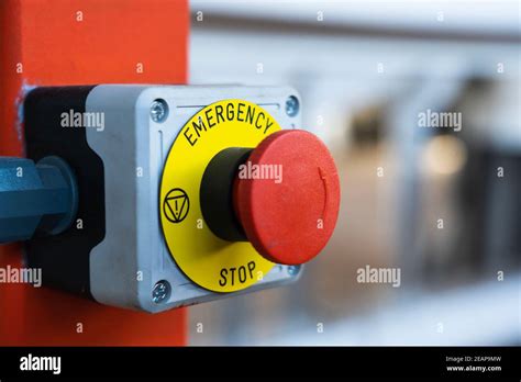 Machine Emergency Stop Button Hi Res Stock Photography And Images Alamy