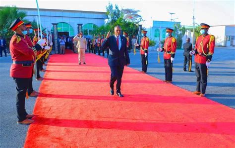 The President of the Republic of Somaliland, H.E. Muse Bihi Abdi ...