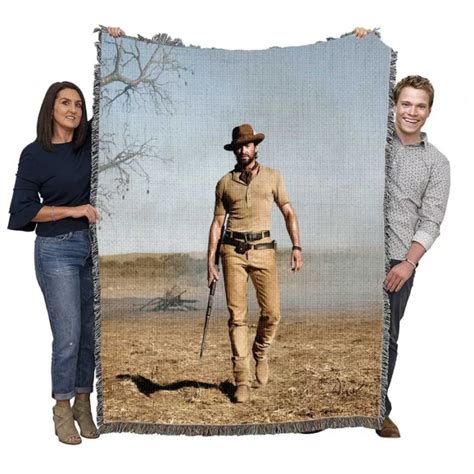 Hugh Jackman Drover In Movie Australia Woven Blanket