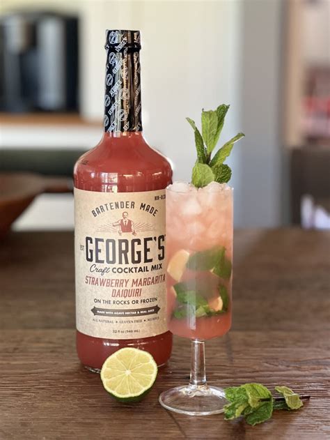 Strawberry Mojito Mocktail George S Beverage Company