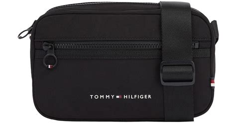 Tommy Hilfiger Skyline Reporter Bag In Black For Men Lyst