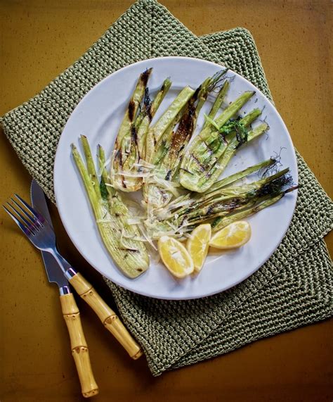 Grilled Fennel Recipe W Olive Oil Parmesan White On Rice Couple